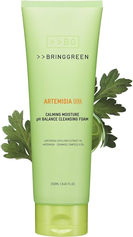 BRING GREEN Artemisia Cera Calming Moisture pH Balance cleansing Foam 250ml - KLO