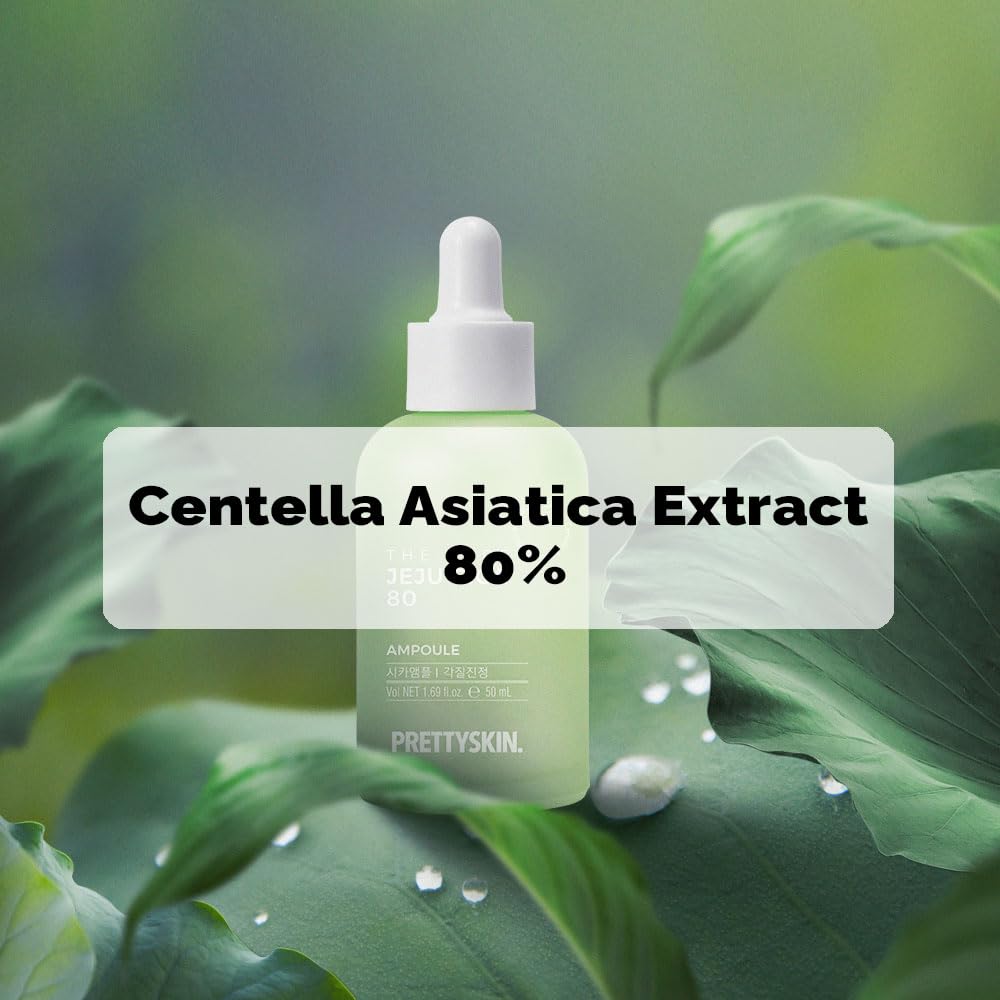 Pretty skin The Pure Jeju Cica 80 Ampoule 50ml - KLO
