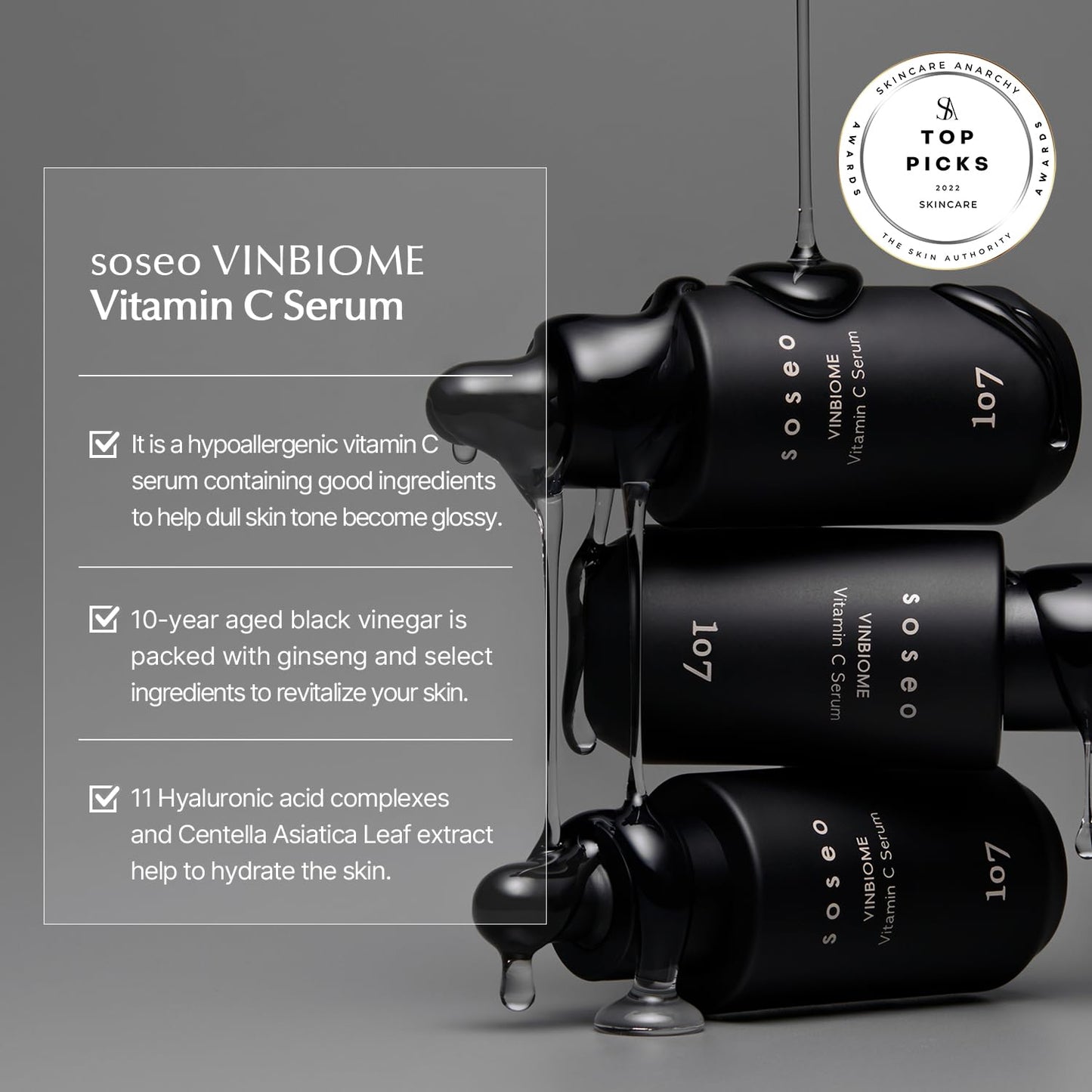ONEOSEVEN Soseo Vinbiome Vitamin C Serum 30ml - DODOSKIN