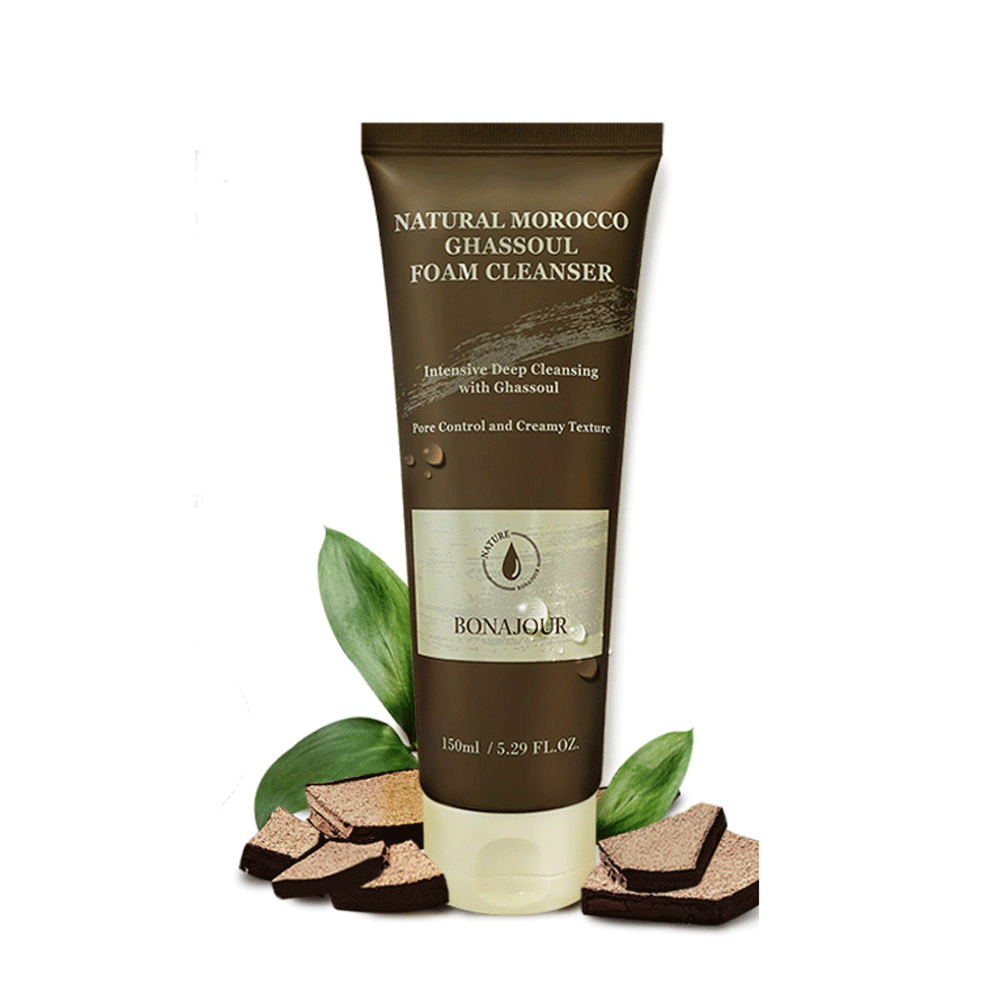 BONAJOUR Natural Morocco Ghassoul Foam Cleanser 150ml - KLO