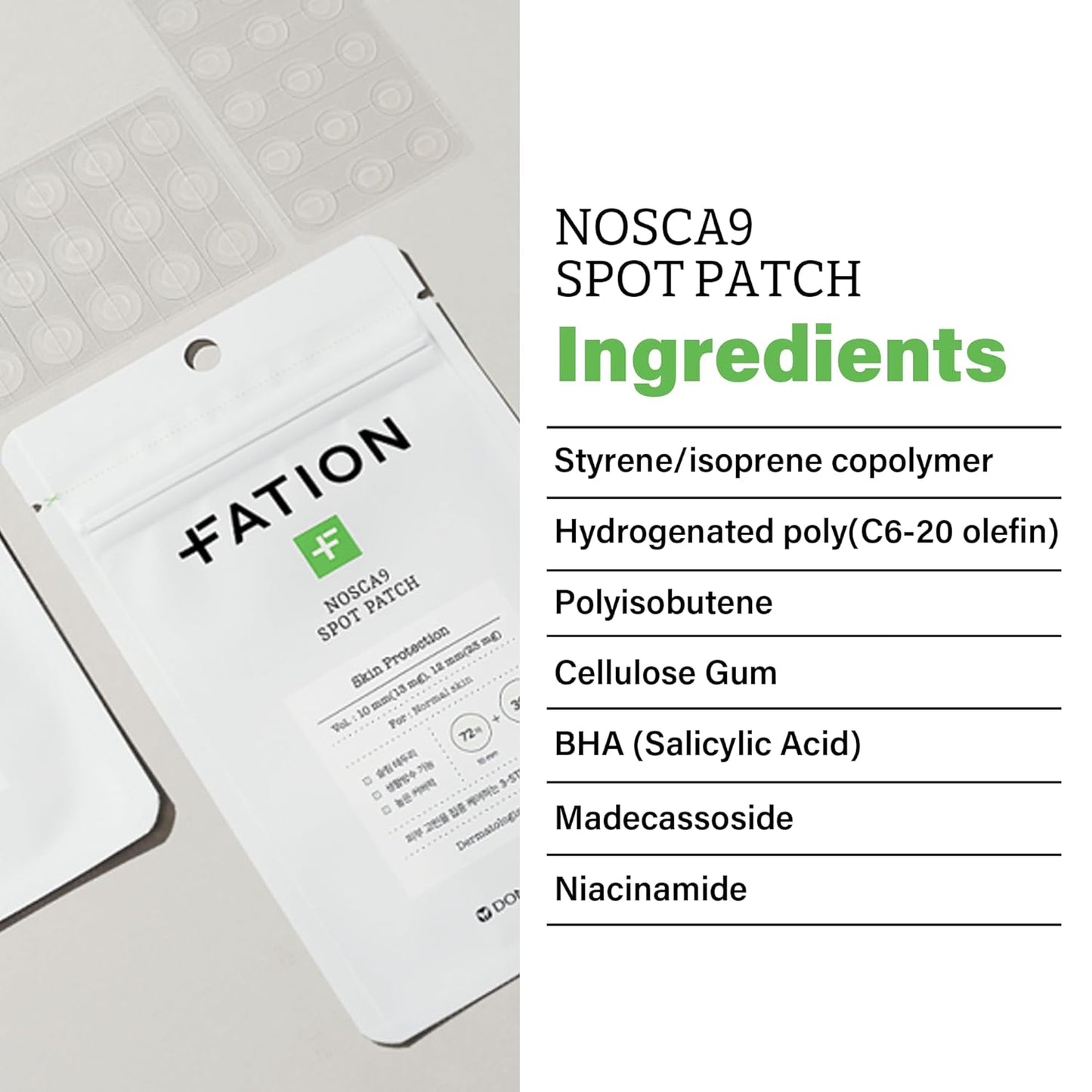 FATION NOSCA 9 Spot Patch 102 pcs