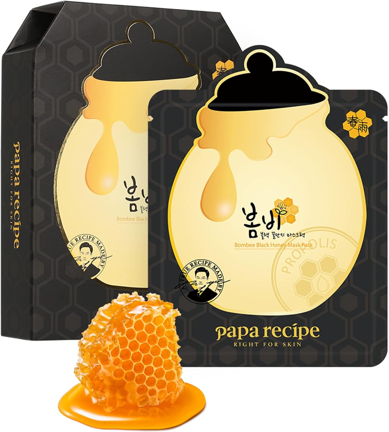 Papa Recipe Bombee Black Honey Mask 25g * 10ea - KLO