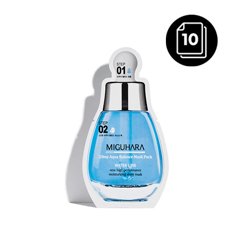 MIGUHARA 2 step Aqua Balance Mask Pack * 10ea - KLO