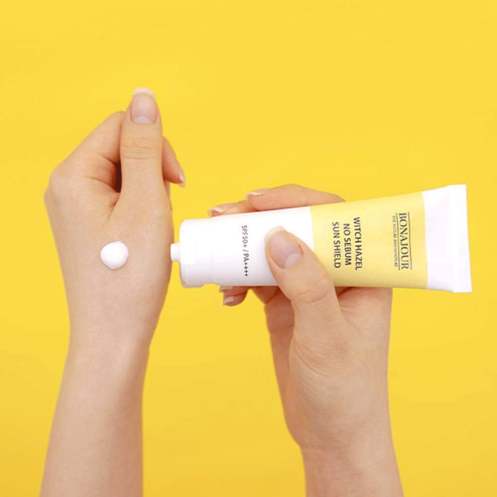BONAJOUR Witch Hazel No Sebum Sun Shield SPF50+ PA++++ 40ml - DODOSKIN