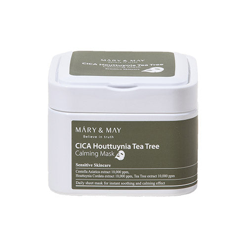 Mary&May CICA Houttuynia Tea Tree Calming Mask 30ea 400g - KLO