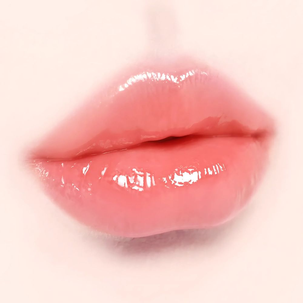 Dinto Blur-Jelly Pluming Lip Tint 3.5g in 772 Coral Gelee Shade.