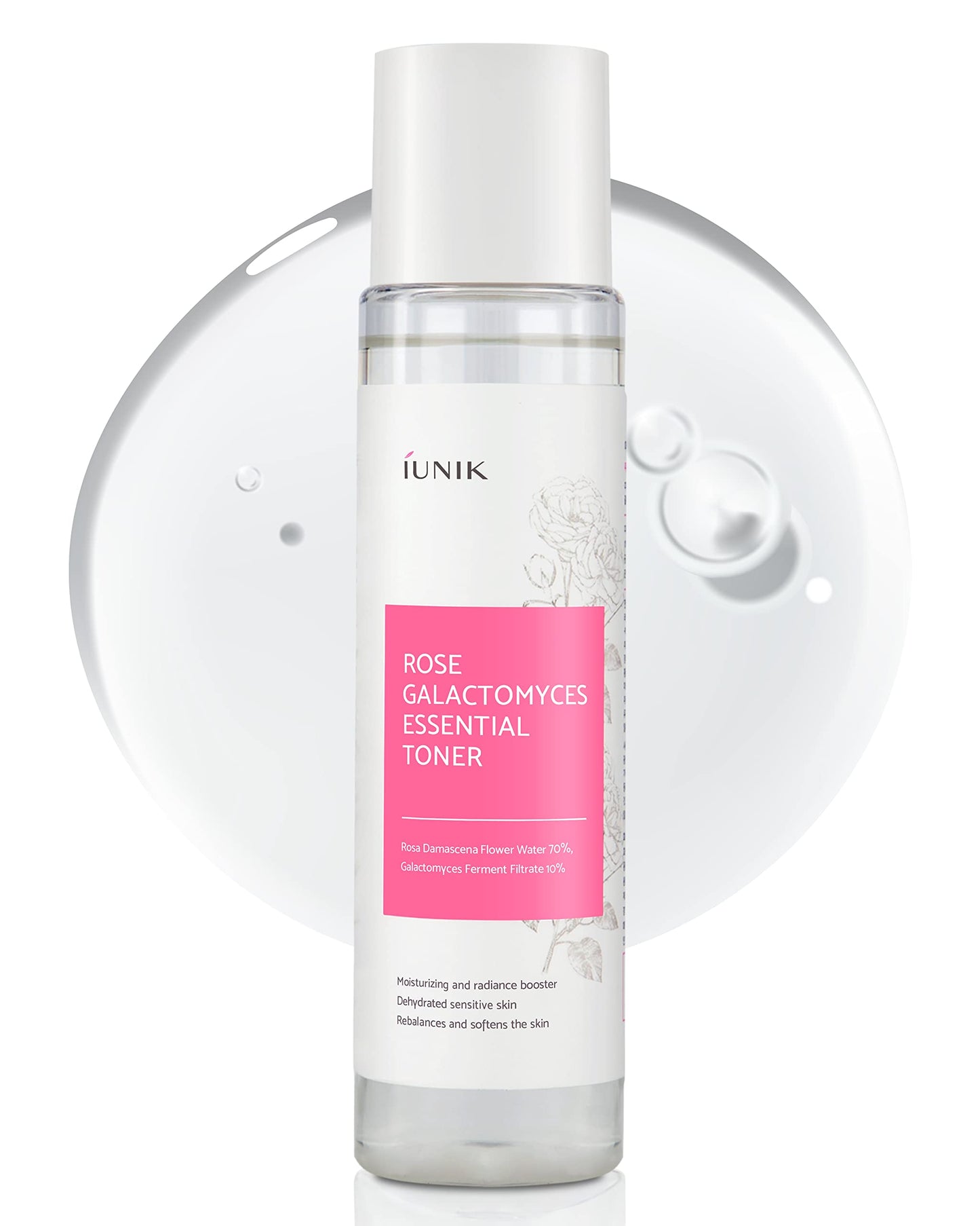 iUNIK Rose Galactomyces Essential Toner 200ml - DODOSKIN