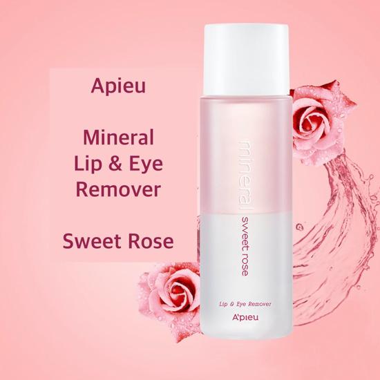 A'PIEU Mineral Lip & Eye Remover Sweet Rose 250ml - KLO