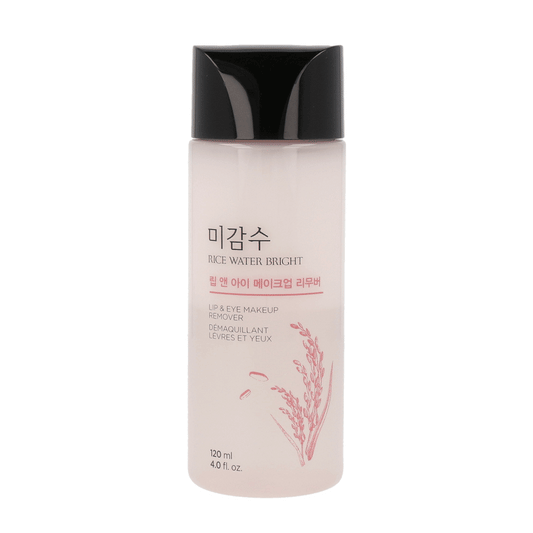 THE FACE SHOP Rice Water Bright Makeup Remover For Lip & Eye 120ml - KLO