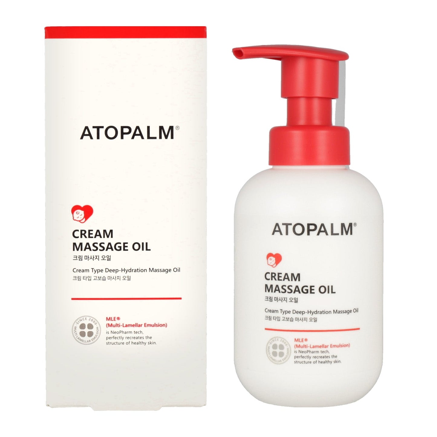 ATOPALM Cream Massage Oil 200ml - KLO