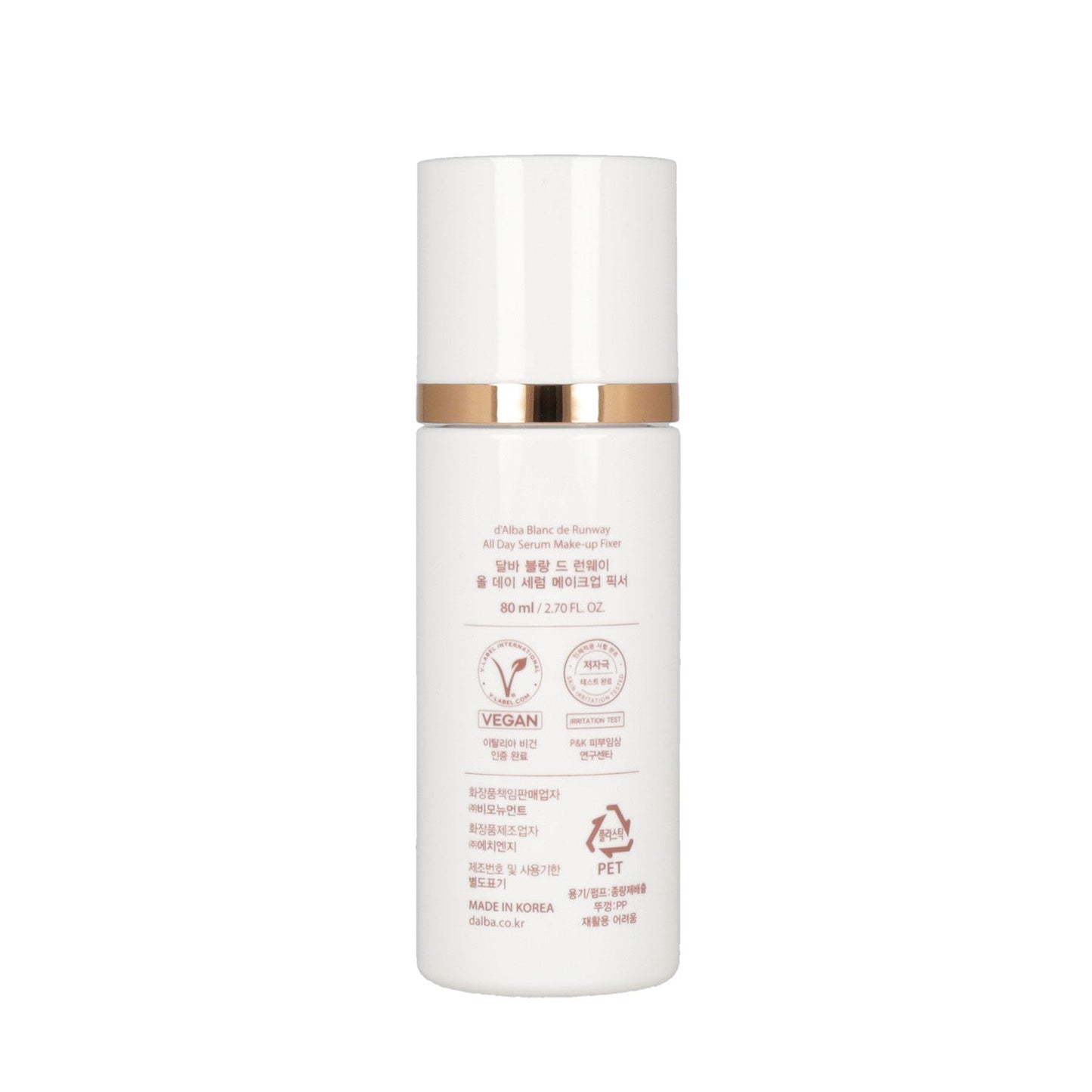 D'ALBA Blanc De Runway All Day Serum Make-up Fixer 80ml - DODOSKIN