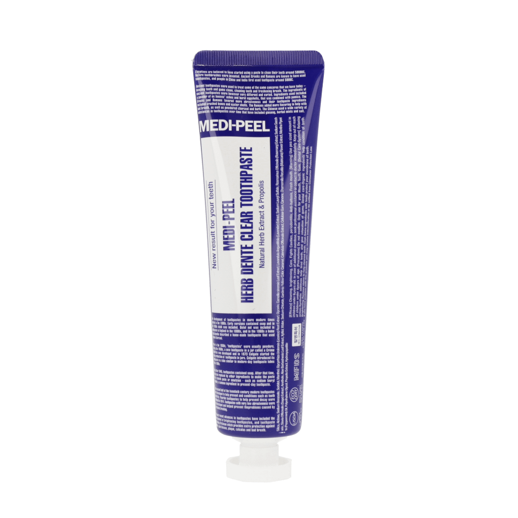 MEDI-PEEL Herb Toothpaste 130g (4 types) Pirin Salt / Wild Green / Dente Clear / Devil Black - Dodoskin