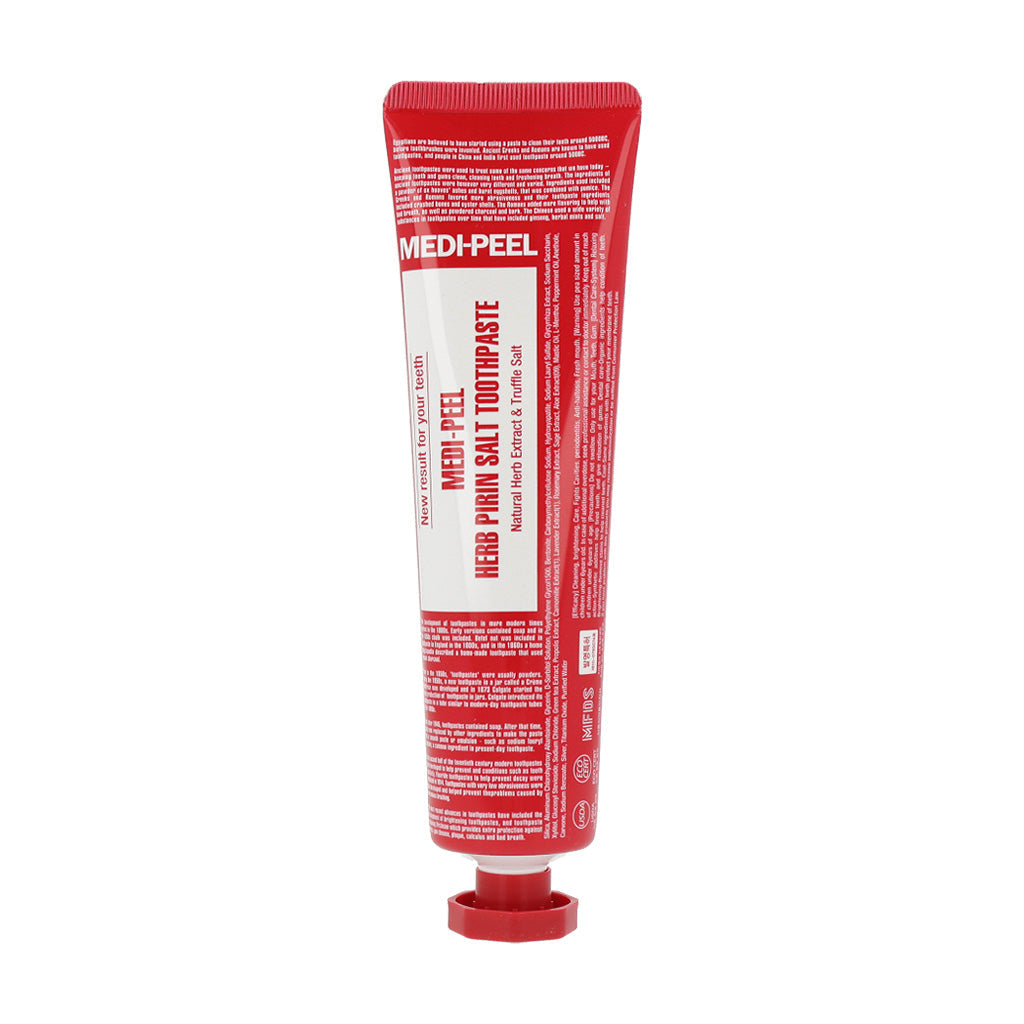MEDI-PEEL Herb Toothpaste 130g (4 types) Pirin Salt / Wild Green / Dente Clear / Devil Black - Dodoskin