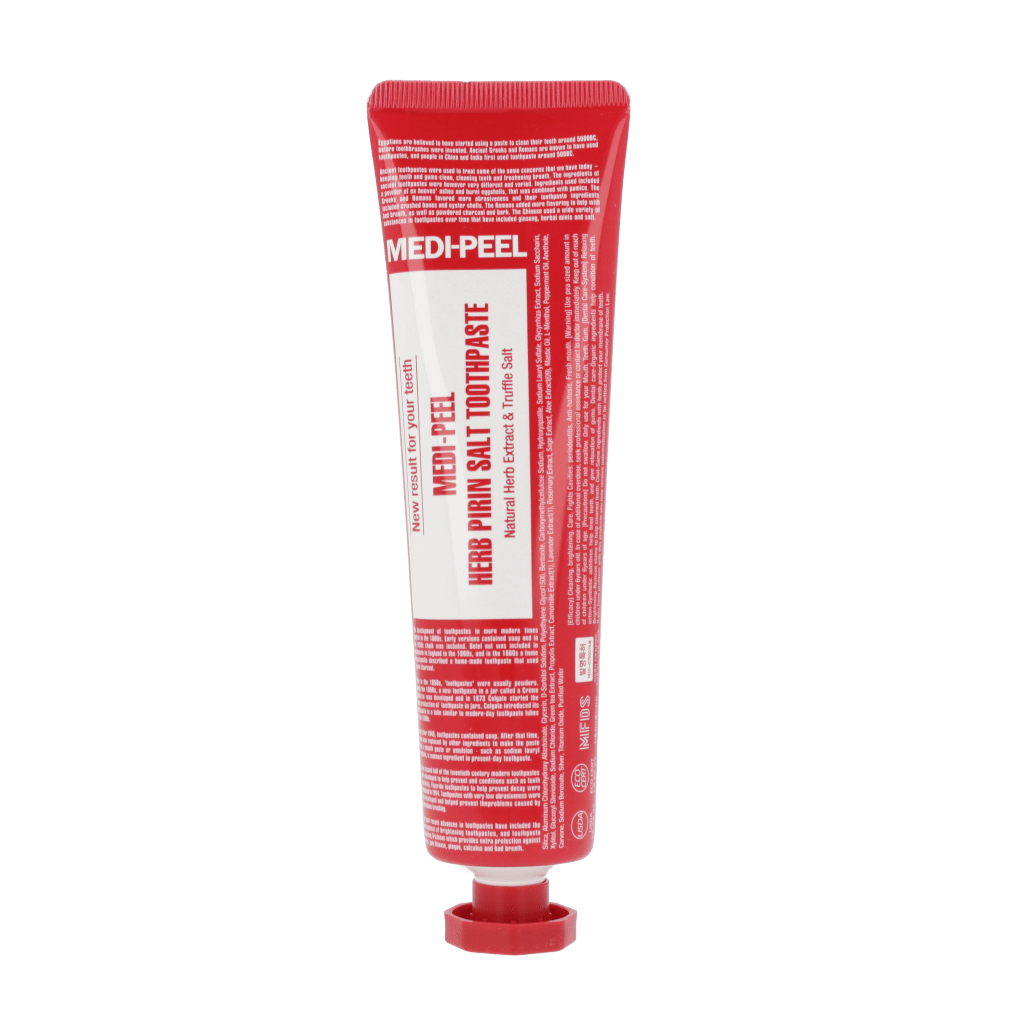 MEDI-PEEL Herb Toothpaste 130g (4 types) Pirin Salt / Wild Green / Dente Clear / Devil Black - Dodoskin