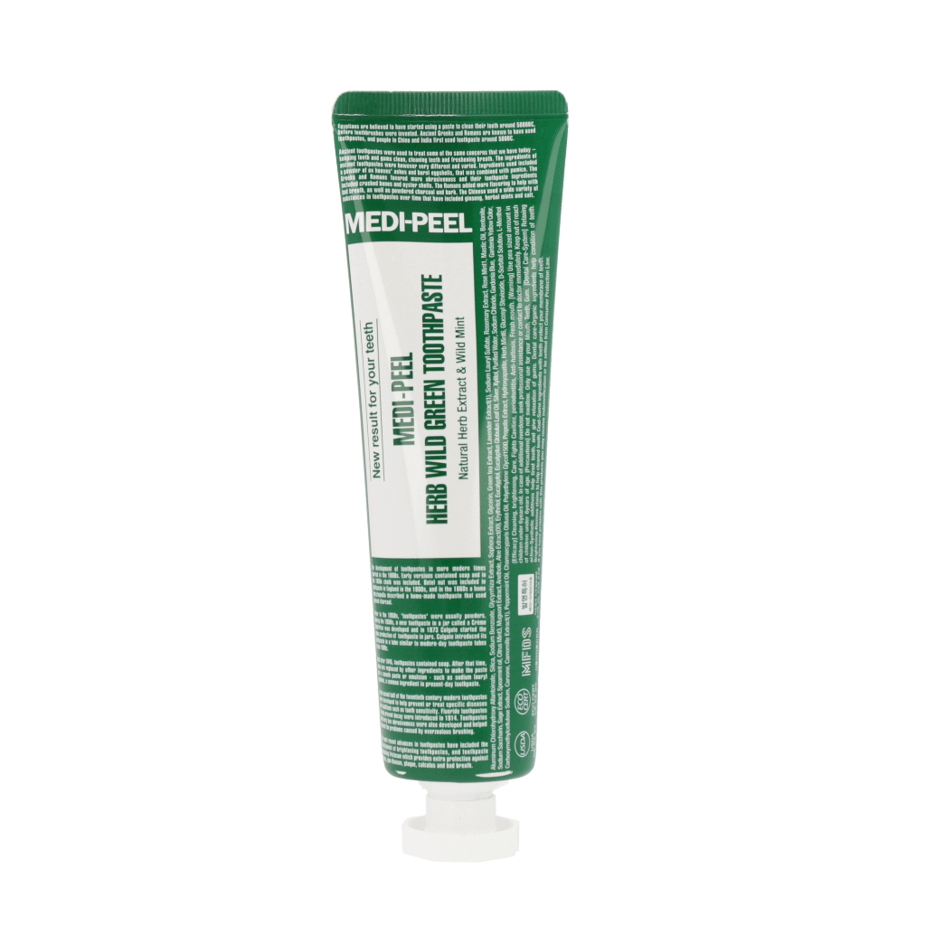 MEDI-PEEL Herb Toothpaste 130g (4 types) Pirin Salt / Wild Green / Dente Clear / Devil Black - Dodoskin