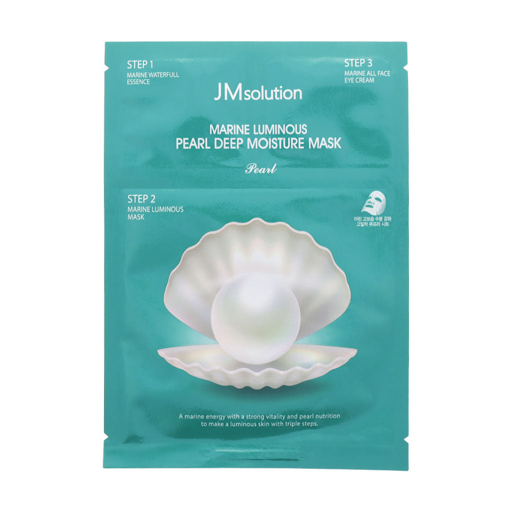 JM Solution Marine Luminous Pearl Deep moisture Mask 10ea - KLO