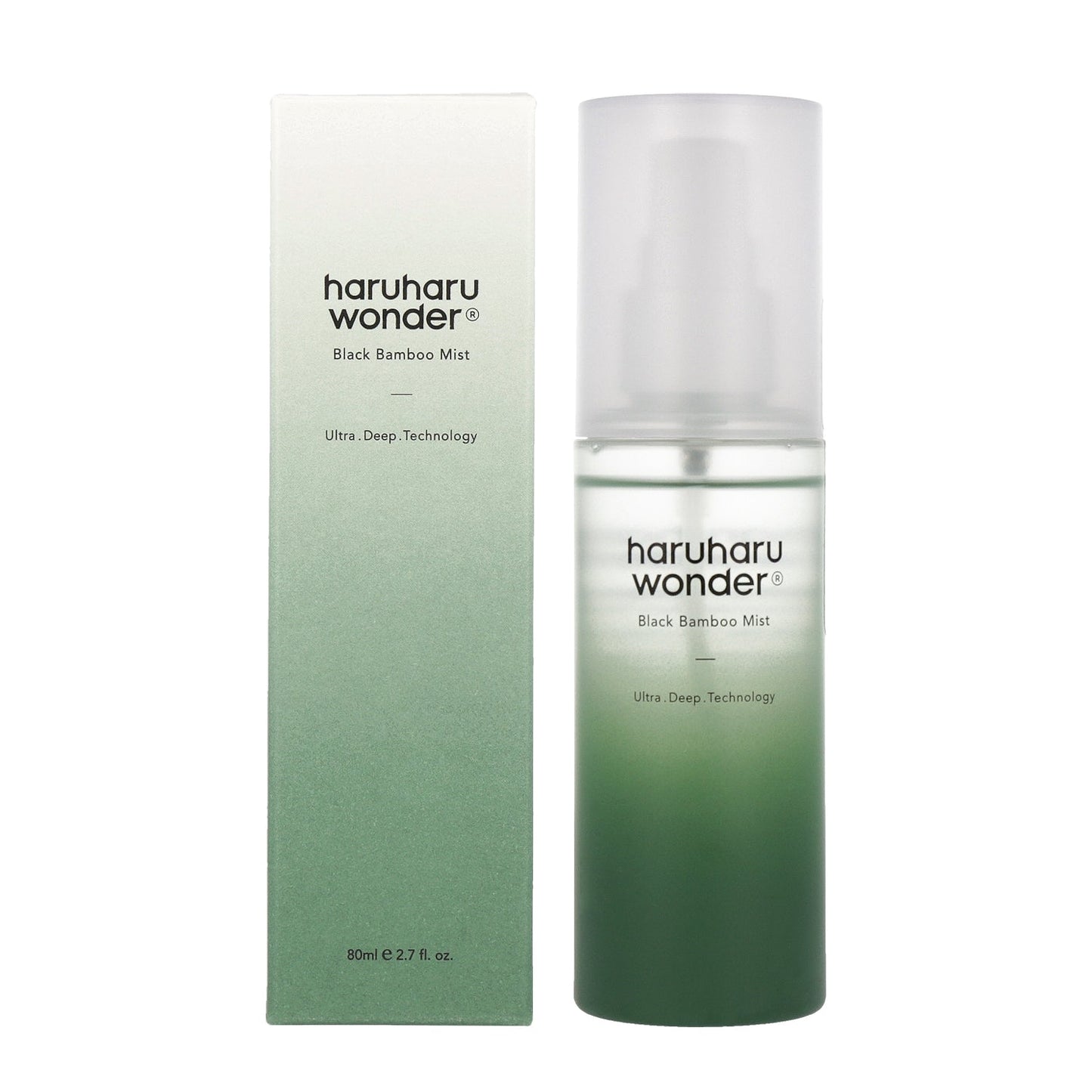 Haruharu WONDER Black Bamboo Mist 80ml - KLO