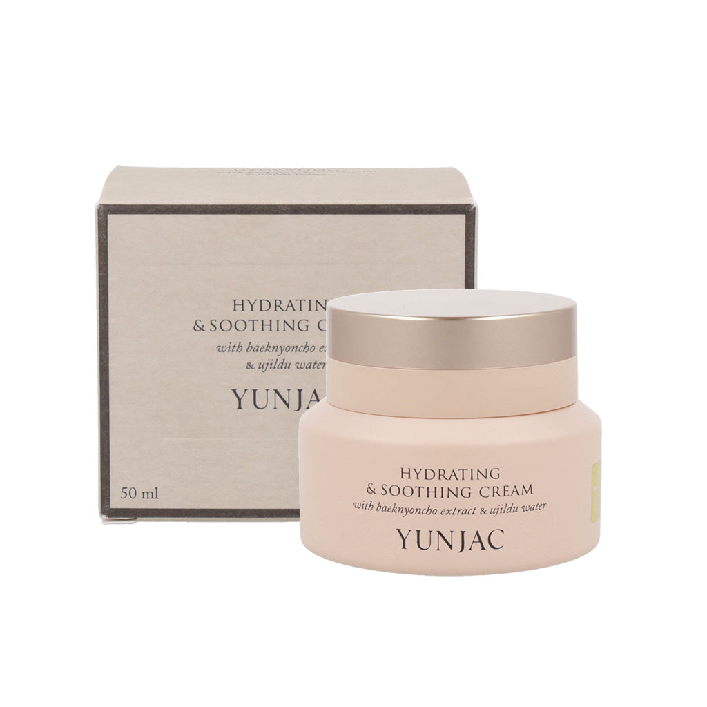 YUNJAC HYDRATING & SOOTHING CREAM WITH BAEKNYONCHO EXTRACT & UJILDU WATER 50ml - KLO