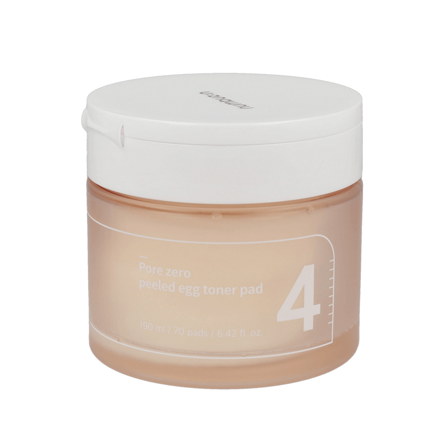 numbuzin No.4 Pore Zero Peeled Egg Toner Pad 70 Pads - DODOSKIN