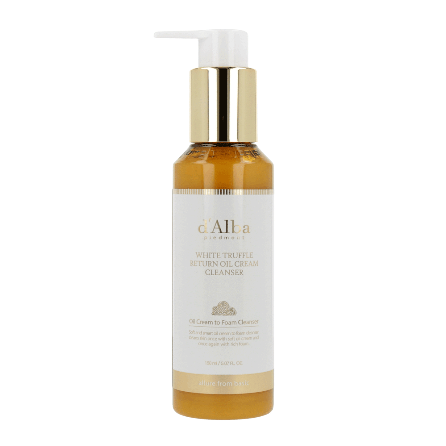 D’ALBA White Truffle Return Oil Cream Cleanser 150ml - DODOSKIN