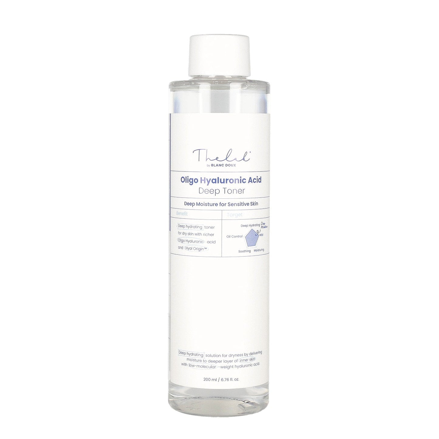 THE LAB by blanc doux Oligo Hyaluronic Acid Deep Toner 200ml - DODOSKIN