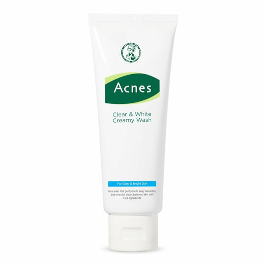 ACNES Clear & White Creamy Wash 100G NEW - DODOSKIN