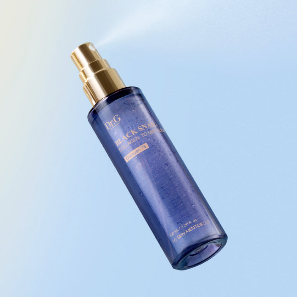DR.G Black Snail Collagen to Mist Serum 100ml - Boost skin vitality . DODOSKIN
