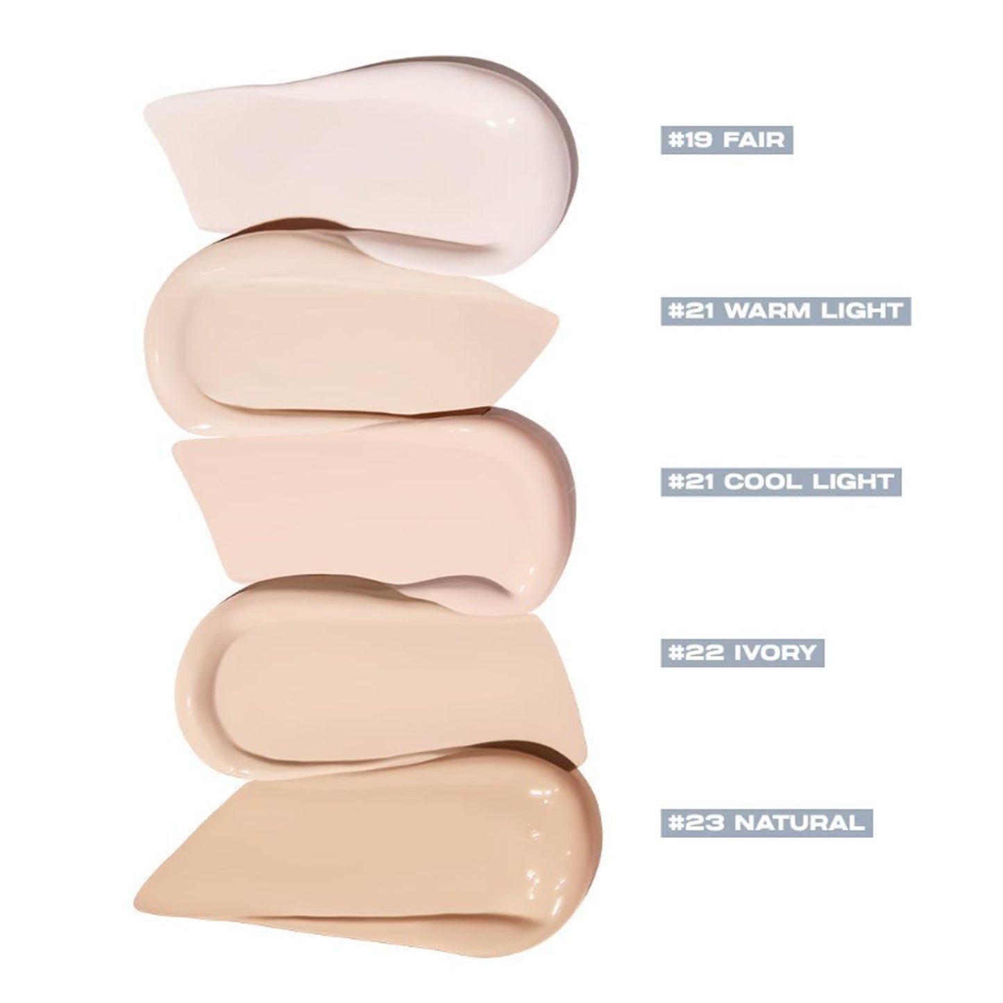 ABOUT_TONE Skin Layer Fit Cushion SPF30 PA++ 5 Colors