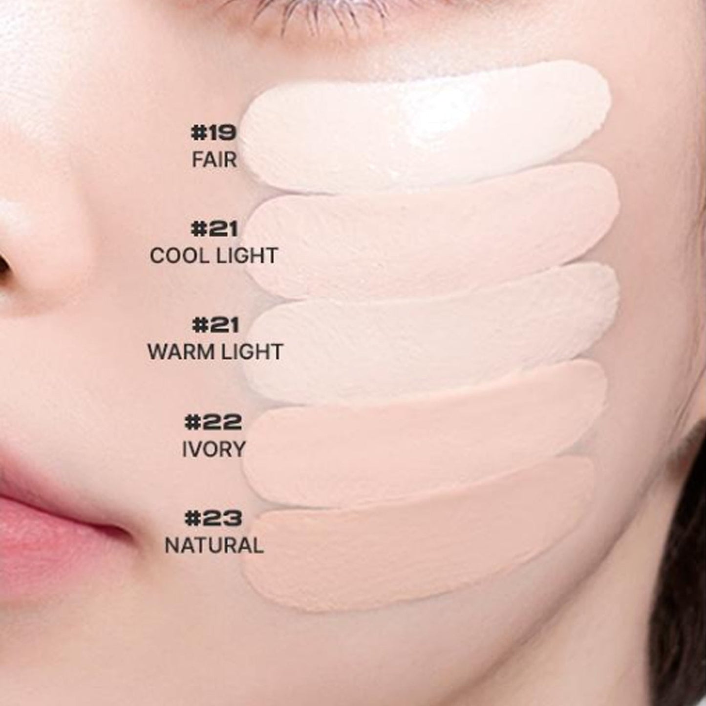 ABOUT_TONE Skin Layer Fit Cushion SPF30 PA++ 5 Colors