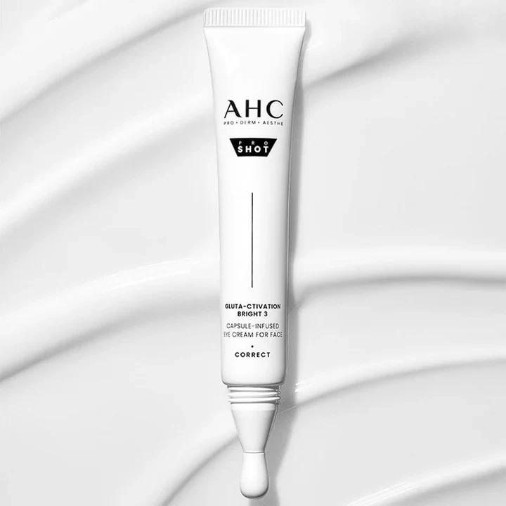 AHC Pro Shot GlutA-ctivation Bright 3 Capsule-Infused Eye Cream For Face 30ml