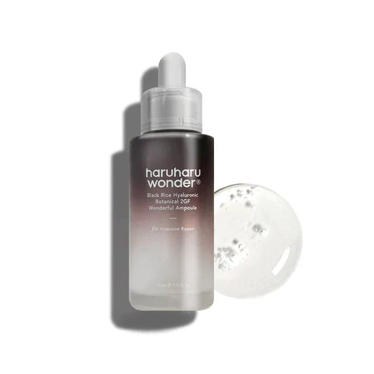 Haruharu Wonder Black Rice Hyaluronic Botanical 2GF Wonderful Ampoule 30ml - Dodoskin