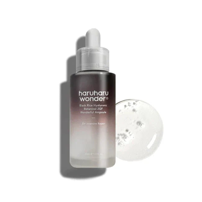 Haruharu Wonder Black Rice Hyaluronic Botanical 2GF Wonderful Ampoule 30ml - KLO