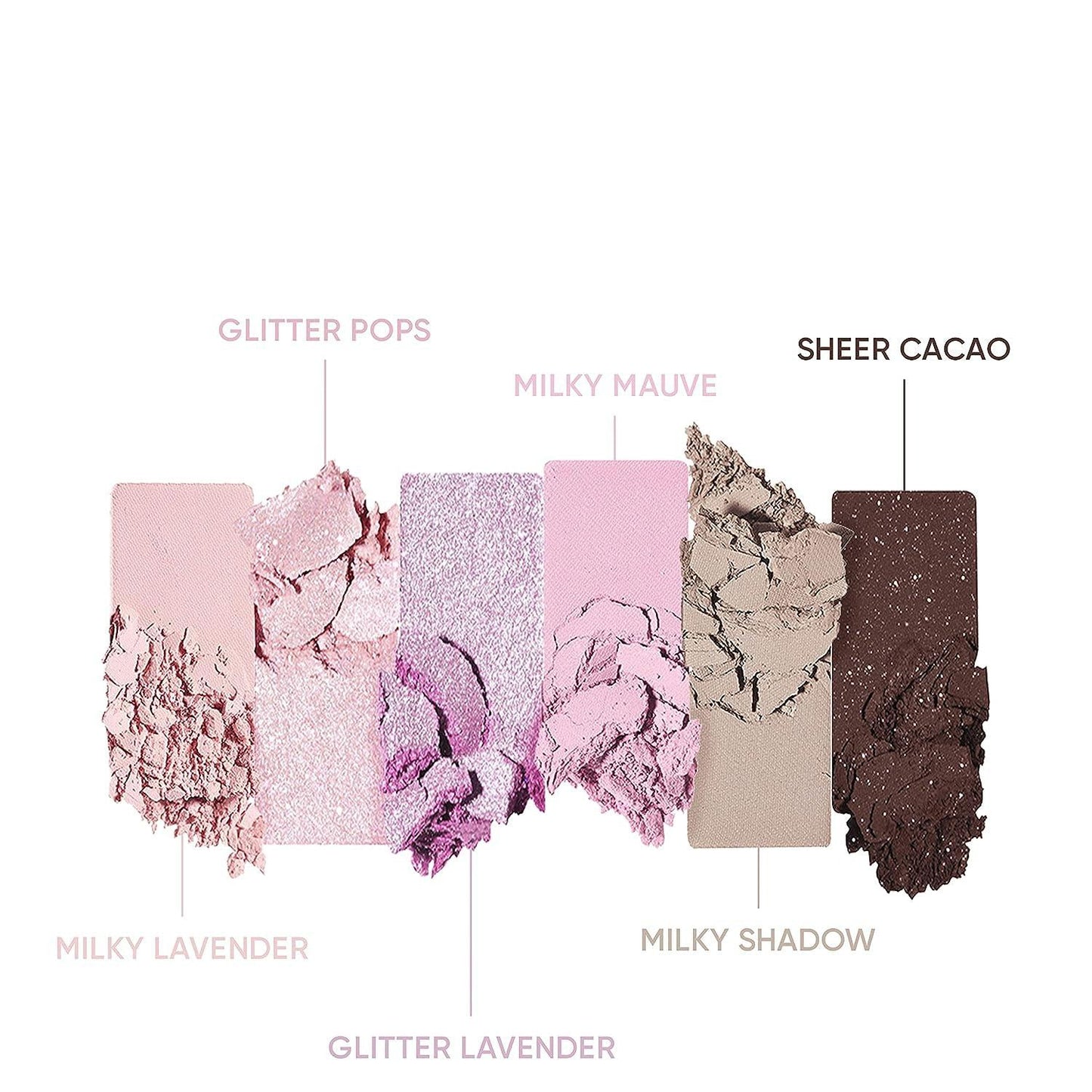 AMUSE Eye Vegan Sheer Palette Sheer Lavender Color 1.6g