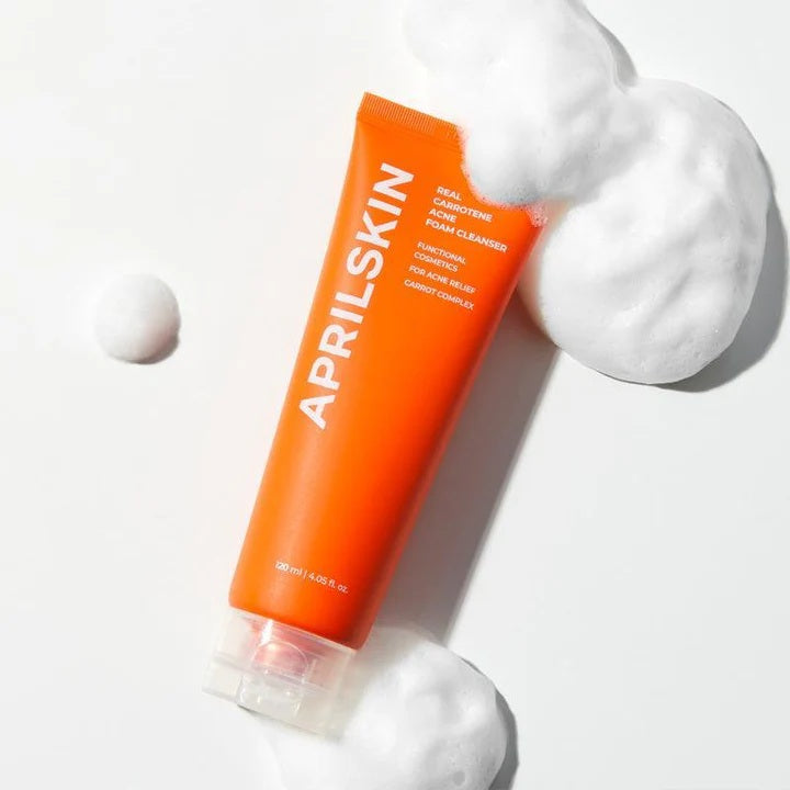 APRILSKIN Real Carrotene Acne Foam Cleanser 120ml