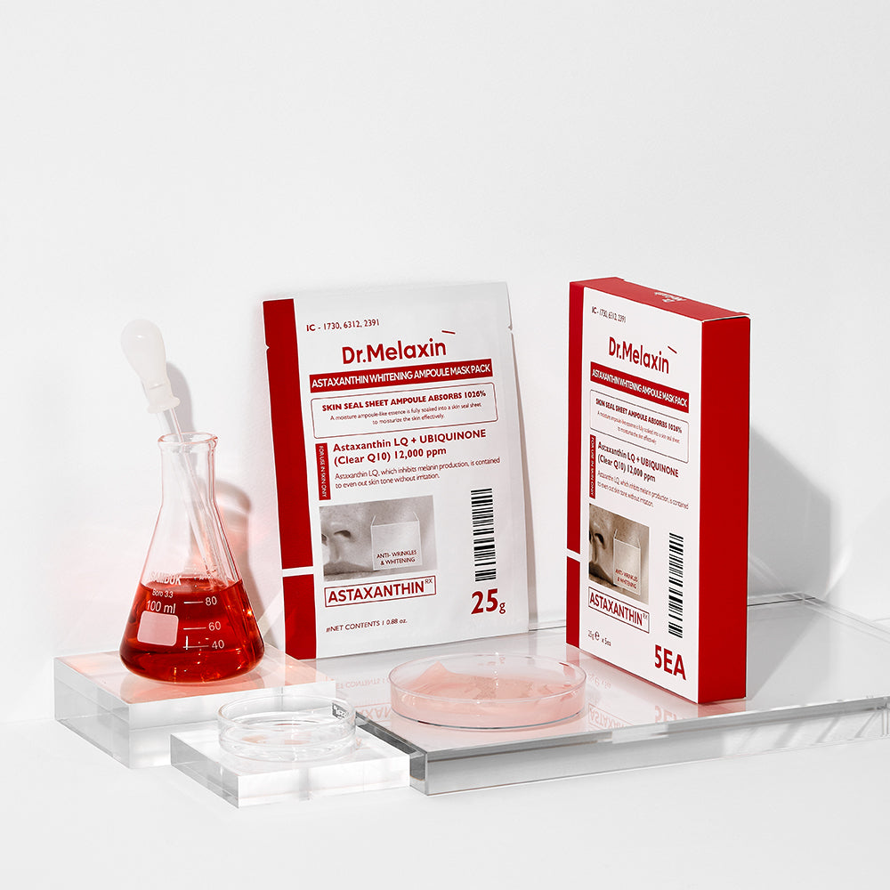 Dr.Melaxin Astaxanthin Whitening Ampoule 5 Masks Pack