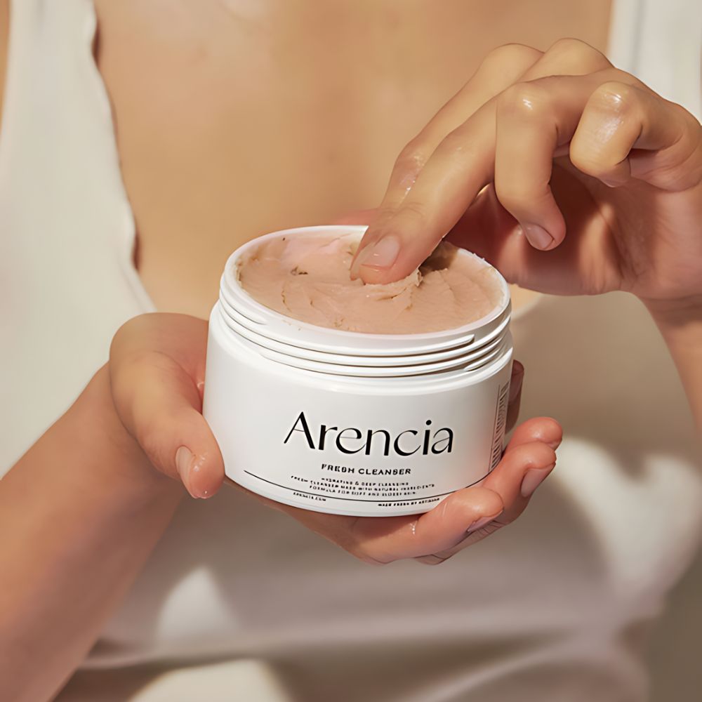 Suitable for all skin types, the Arencia Fresh Cleanser ensures a deep clean without over-drying, making it an ideal choice for daily use.
