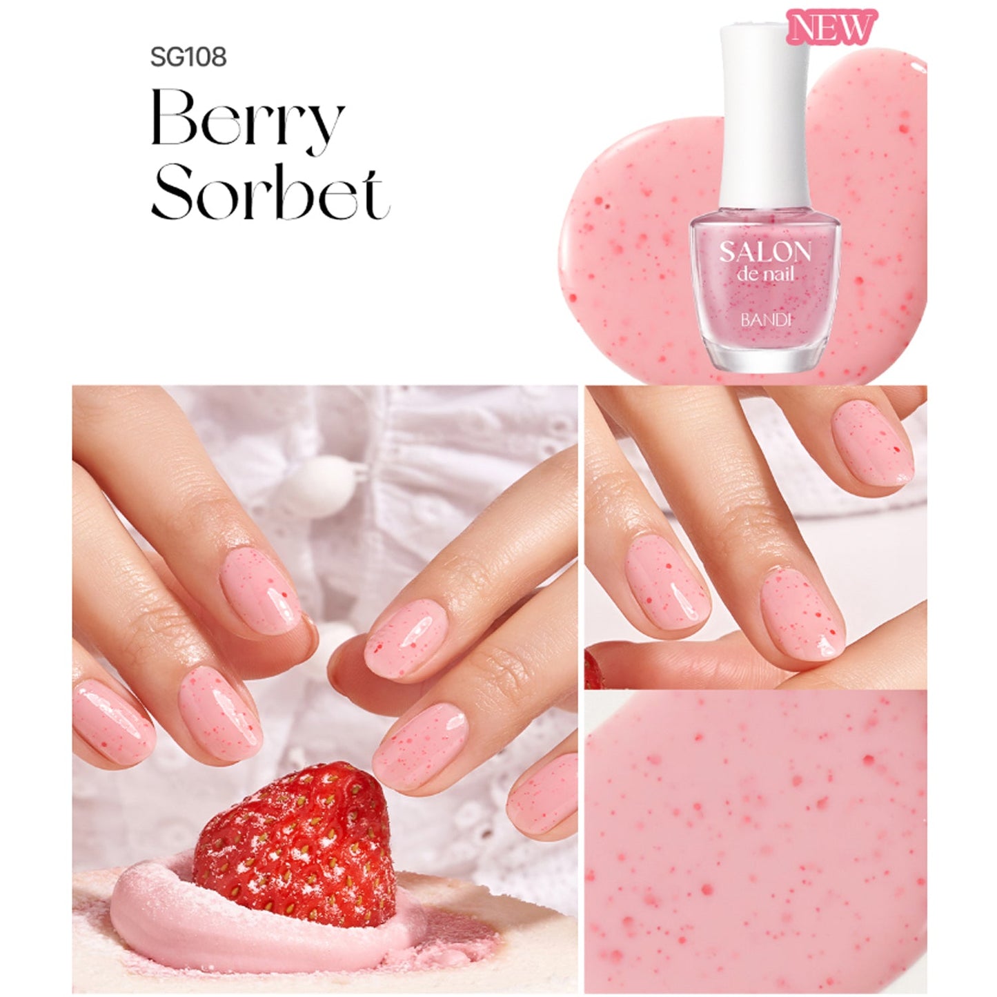 BANDI Salon de Nail Glitter 7ml 11 Colors
