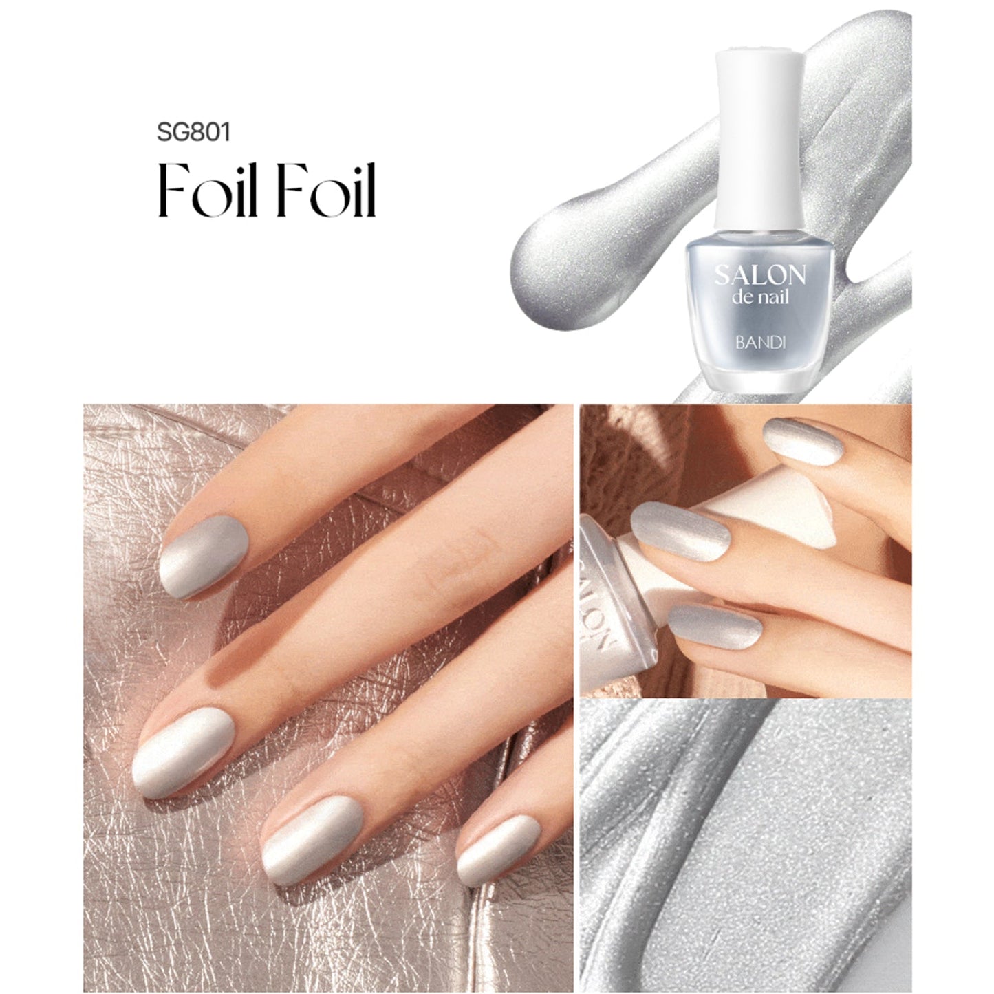 BANDI Salon de Nail Glitter 7ml 11 Colors