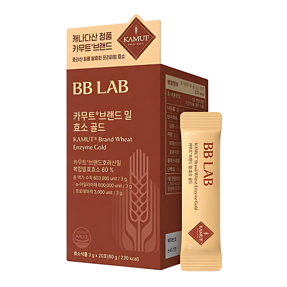 BB LAB Kamut Brand Wheat Enzyme Gold 120g (20 Sticks, 20-Day Supply)