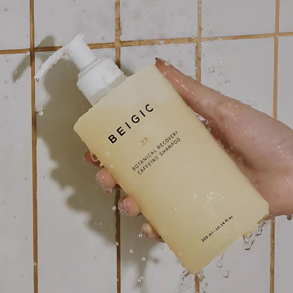 Infused with caffeine and botanical extracts, this shampoo promotes healthy hair by boosting circulation, strengthening the roots, and reducing hair loss.