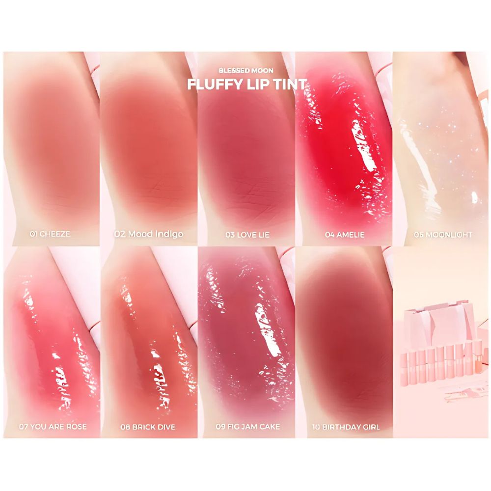 The Fluffy Lip Tint is perfect for achieving that trendy, soft-focus lip look while maintaining hydration and all-day comfort.