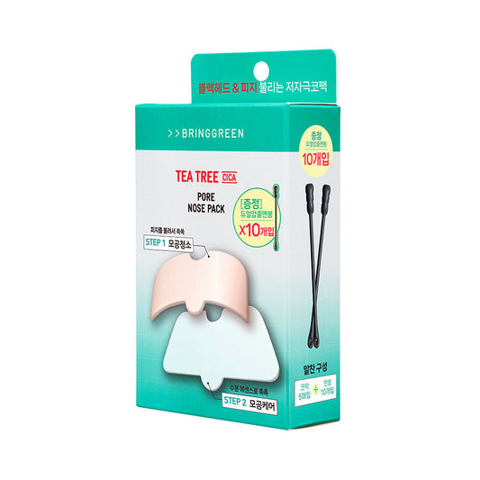 BRING GREEN Tea Tree Cica Nose Pack 5ea