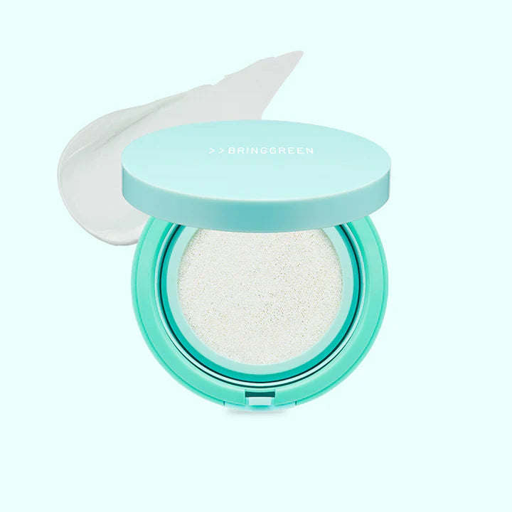 BRING GREEN Tea Tree Cica Tone-Up Sun Cushion SPF50+ PA++++ 15g