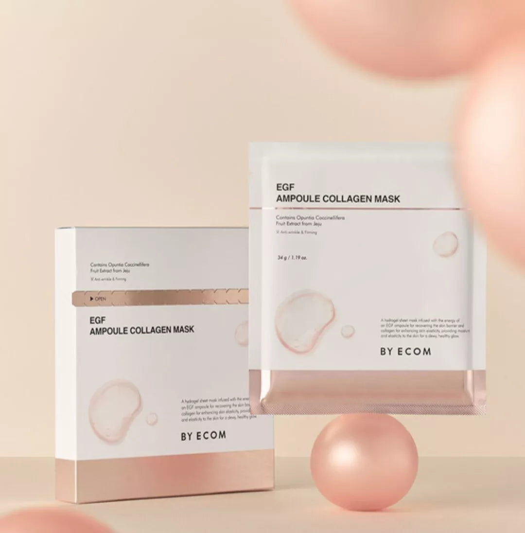 BY ECOM EGF Ampoule Collagen Mask 1box 34g * 5ea