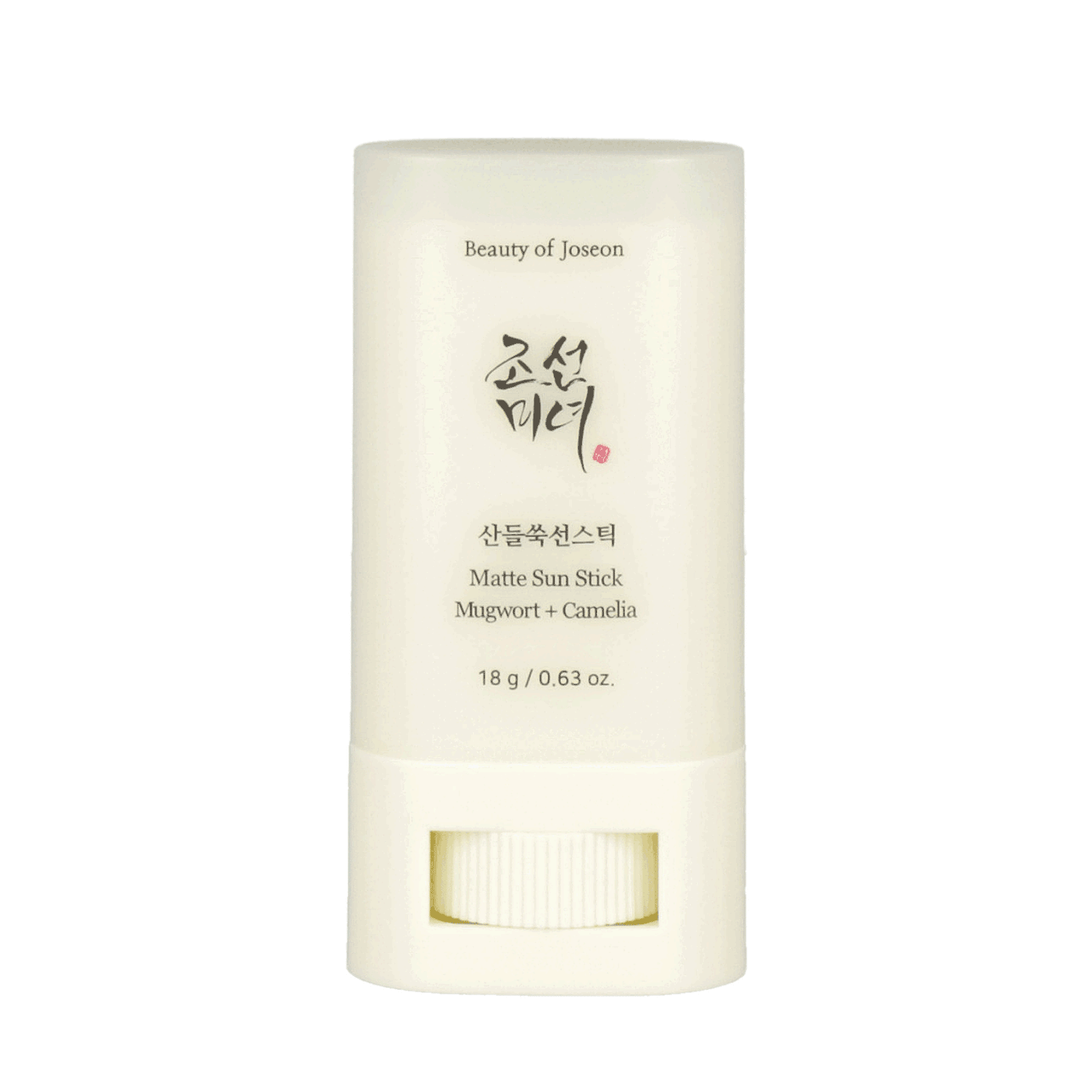 Beauty of Joseon Matte Sun Stick : Mugwort + Camelia 18g - Delivers a non-greasy, matte finish that controls excess oil