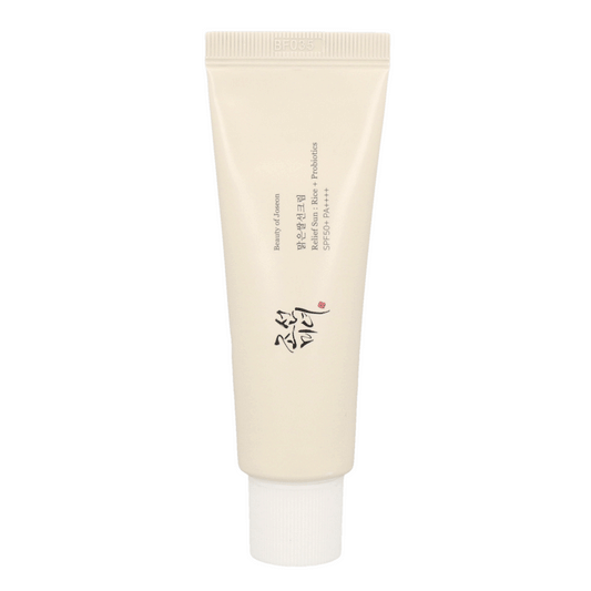 Sun protection and herbal extract combo by Beauty of Joseon: Relief Sun with Rice + Probiotics SPF50+ PA++++ 50ml and HemoHIM 20ml x60 Pack.