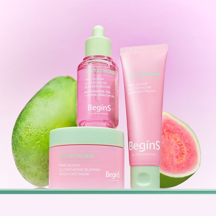BeginS by JUNG SAEM MOOL Pink Guava Glutathione Trace Serum (5ml Trace Cream included)