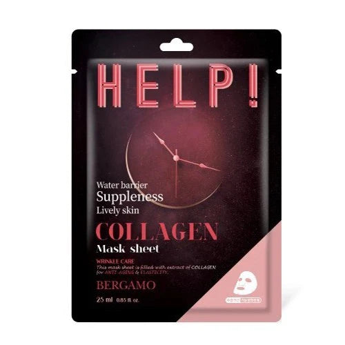 Bergamo Help! Mask Pack Collagen 25ml *10ea - KLO