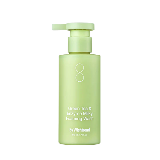By Wishtrend Green Tea & Enzyme Milky Foaming Wash 140ml