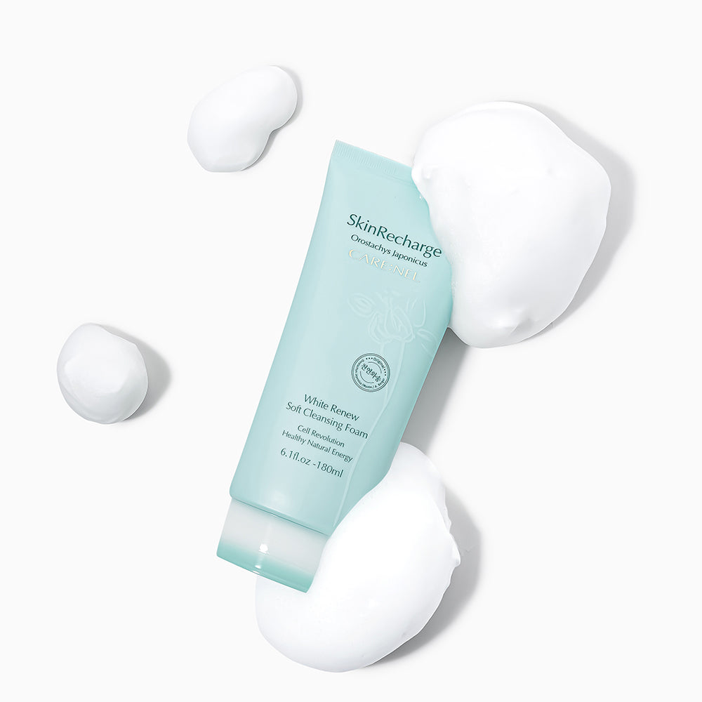 (NEWK) CARE:NEL White Renew Soft Cleansing Foam 180ml - KLO